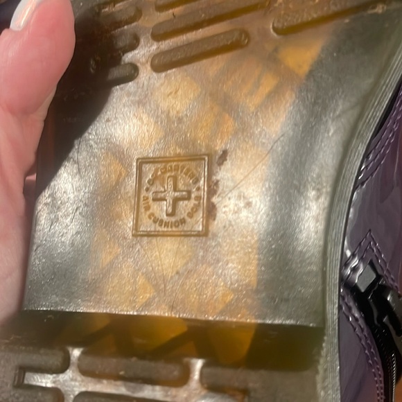 Dr. Marten Youth 1460 Purple Zip/Lace Boots. U.S. 3. - Picture 15 of 16
